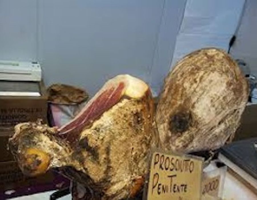 Prosciutto crudo penitente alle castagne