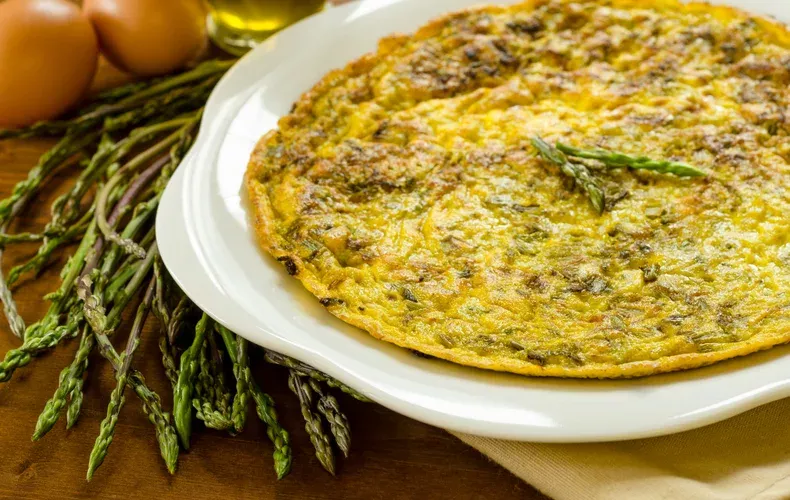 Frittata di asparagi selvatici