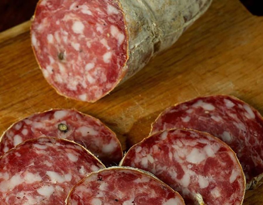 Mortadella di Camaiore o sbriciolona
