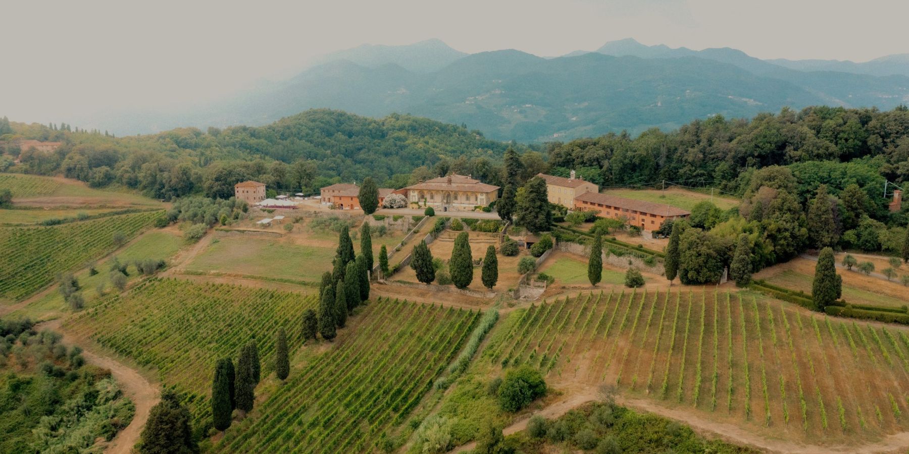 tenuta di Forci dall'alto