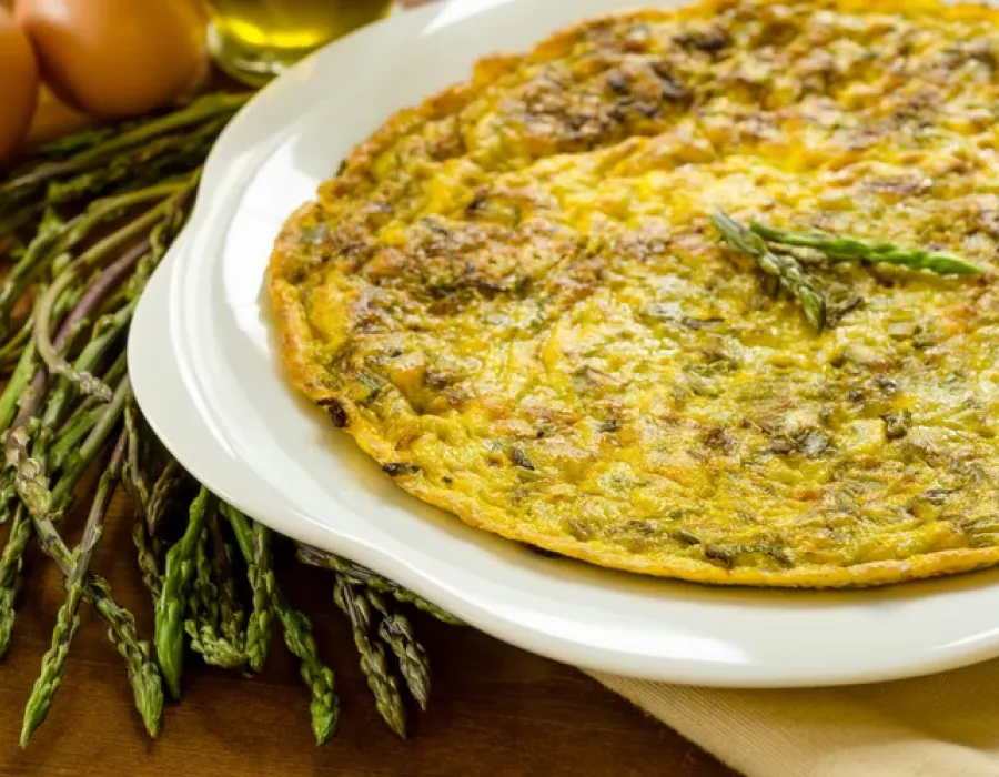 Frittata di asparagi selvatici