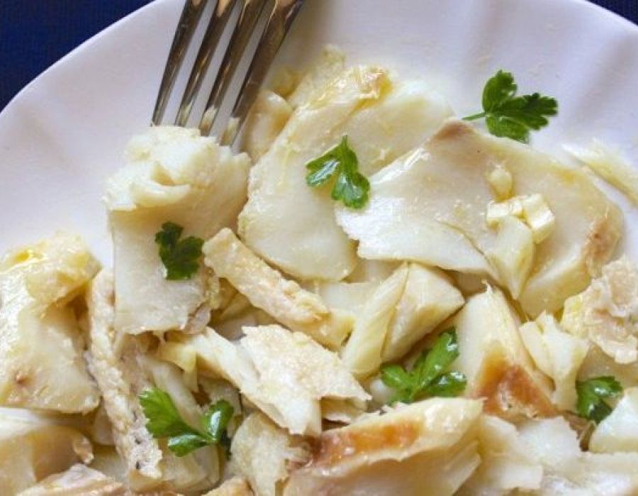Insalata di baccalà lesso e condito