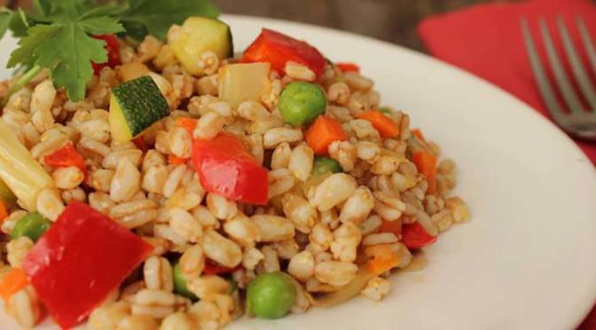 Insalata di farro fredda