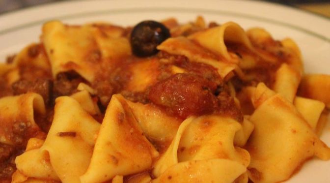 Maccheroni alla lucchese