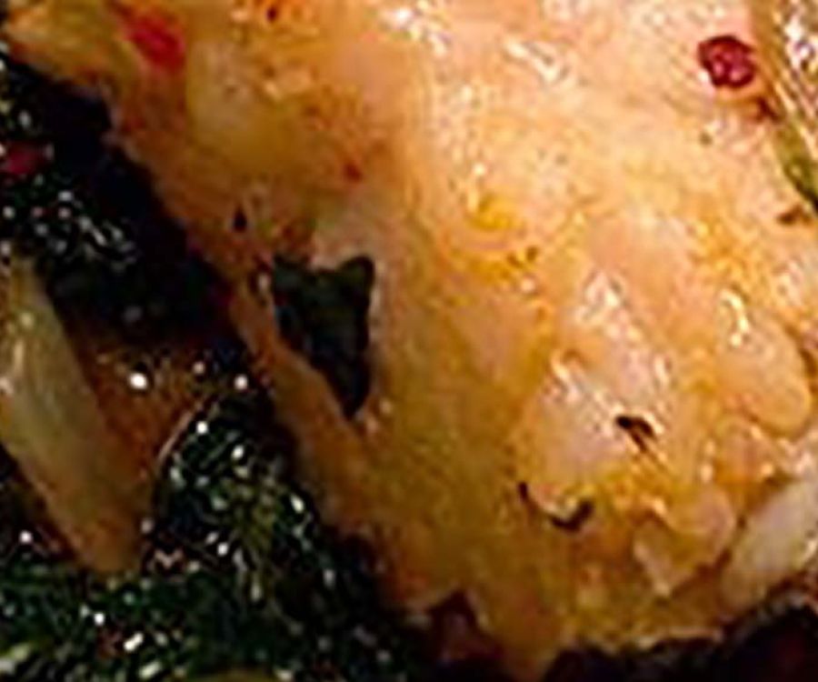 Baccal&agrave; con la bietola