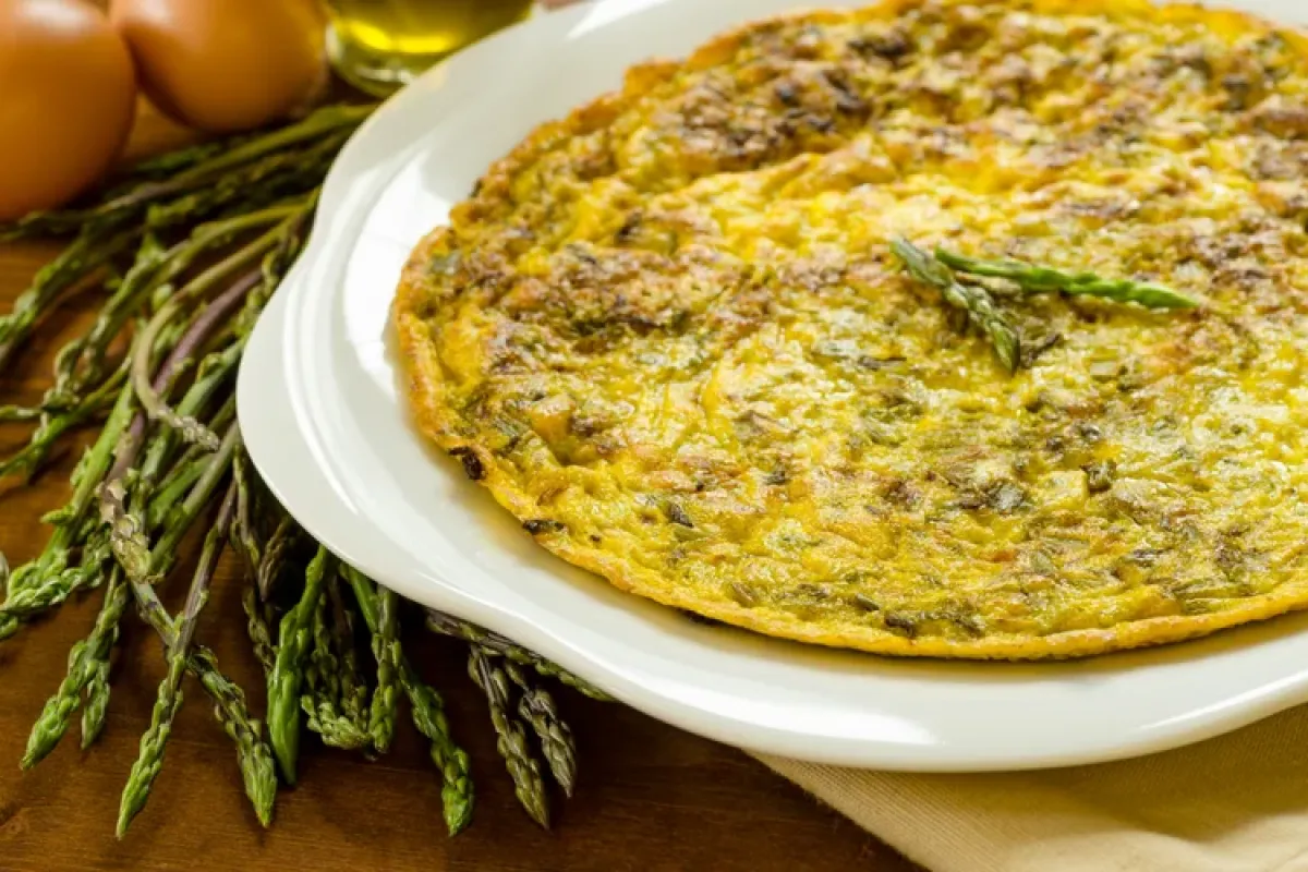 Frittata di asparagi selvatici
