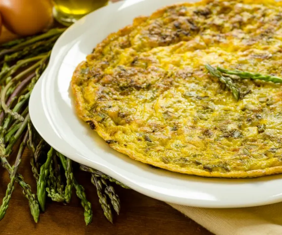Frittata di asparagi selvatici