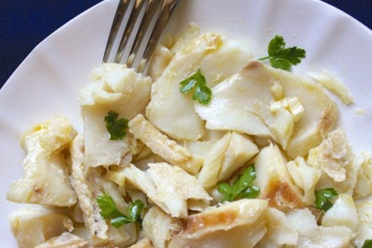 Insalata di baccalà lesso e condito