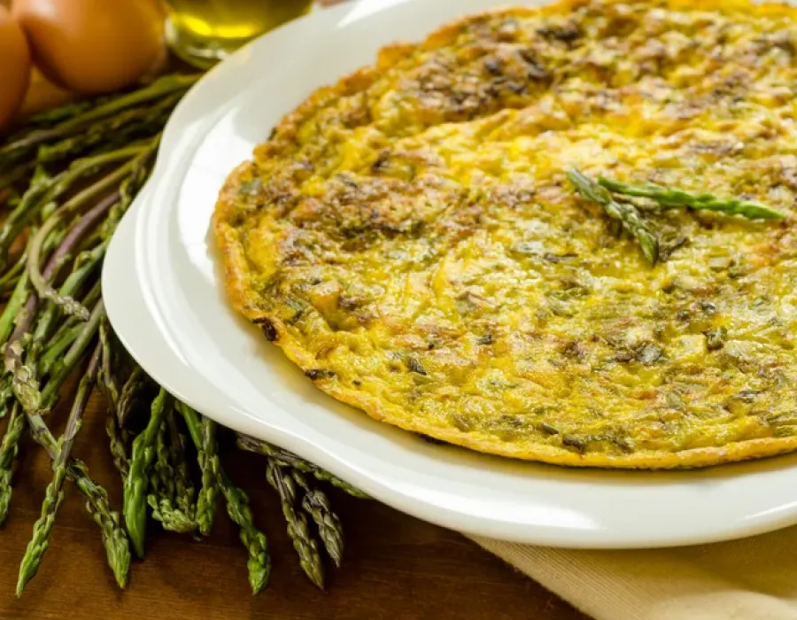 Frittata di asparagi selvatici